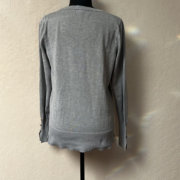 Philosophy Gray Crew Neck Sweater - Picture 4 of 7